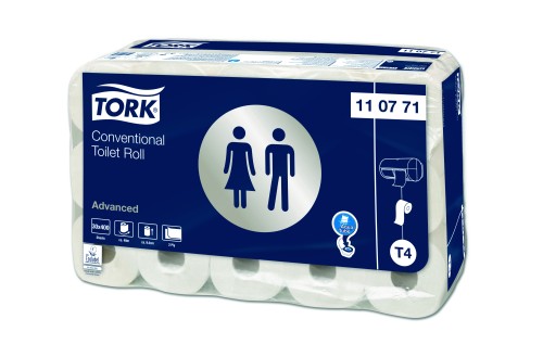 Papier toaletowy biały ADVANCED rolka konwencjonalna (30 rolek) - TORK