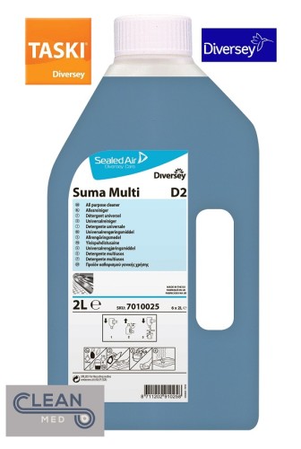 Suma Multi D2 2L -Uniwersalny Preparat Myjący - DIVERSEY