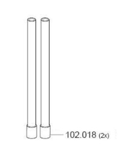 Komplet 2 Stalowych Rur Do Odkurzaczy Sprintus   