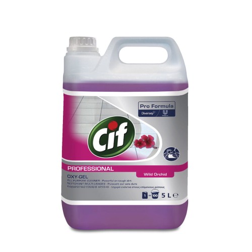 Cif Oxygel Wild Orchid 5l Uniwersalny Płyn Do Mycia - DIVERSEY