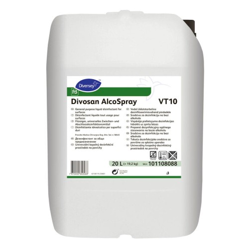 Divosan AlcoSpray  VT10 20L Płyn Do Dezynfekcji - DIVERSEY