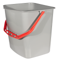 Plastikowe Wiadro o Pojemności 17l z Czerwoną Rączką - SPRINTUS