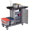 Nowoczesny Wózek Serwisowy z Kuwetami do Mopów Matrix Box - SPRINTUS