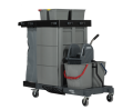 Nowoczesny Wózek Serwisowy z Wyciskarką do Mopów Matrix Press - SPRINTUS