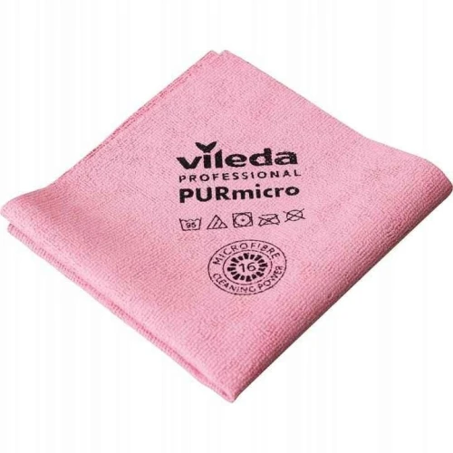PURmicro Active Czerwona Magiczna Ścierka Z Mikrofazy- VILEDA PROFESSIONAL