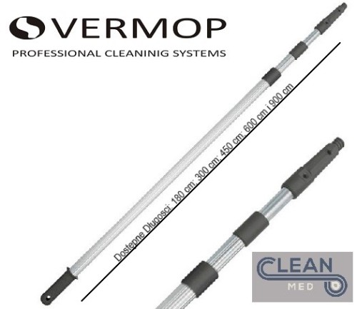 Kij Teleskopowy 3 częściowy 300 cm - VERMOP