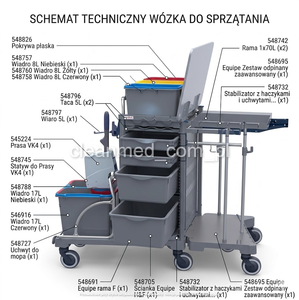najlepszy wózek hotelowy vermop equipe h1